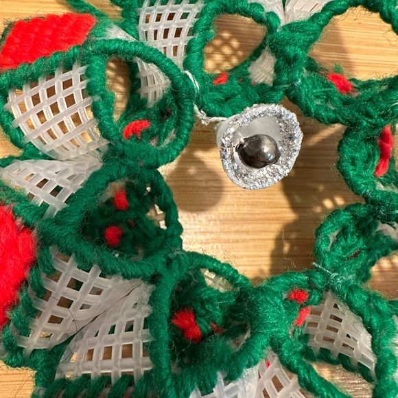 Vintage Christmas Ornaments Handmade. Retro Christmas Decor! Kitschy Red / Green - Picture 3 of 8